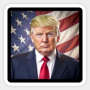 Donald Trump 2024 USA Election Sticker
